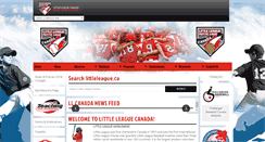 Desktop Screenshot of littleleague.ca