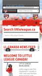 Mobile Screenshot of littleleague.ca